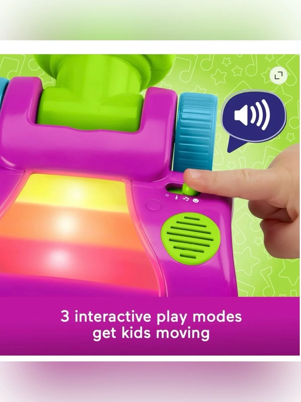 Fisher-Price Barney’s World Clean Up Vacuum Electronic Toddler Toy with Lights,